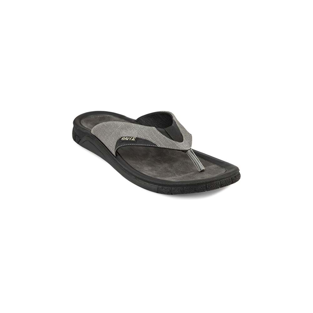 Muya Astra Anatomik Taban Islak Zemin Erkek Terlik - Gri-Siyah - 45