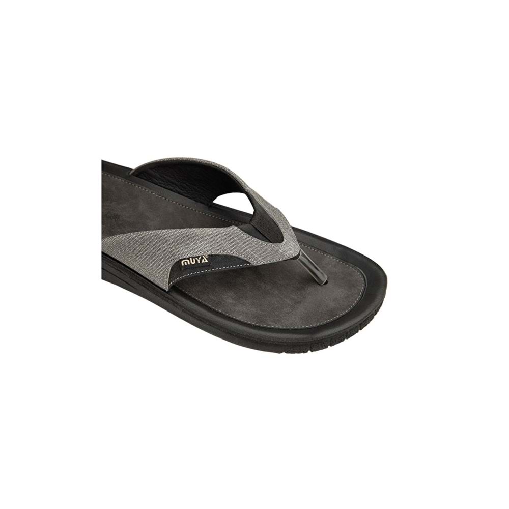 Muya Astra Anatomik Taban Islak Zemin Erkek Terlik - Gri-Siyah - 45