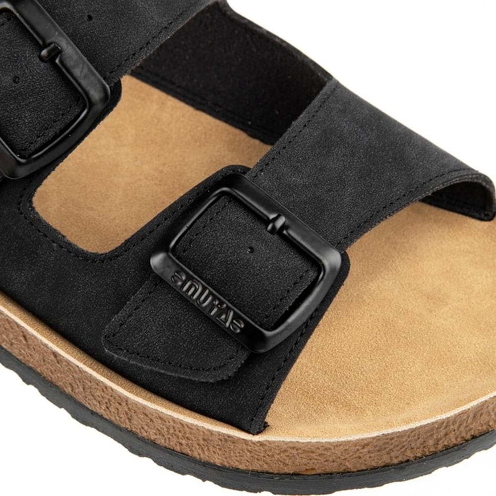 Muya Allen Anatomik Taban Erkek Terlik - Siyah - 40