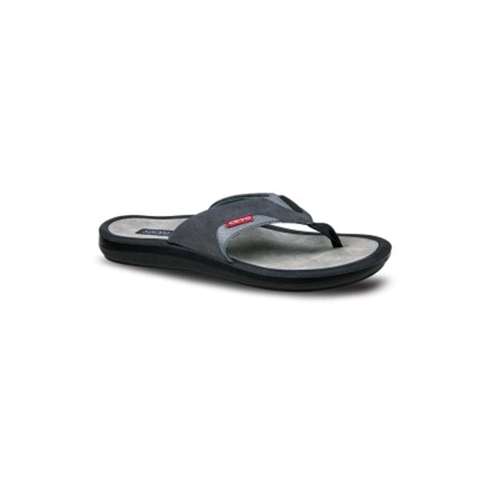 Ceyo 6100-11 Parmak Arası Erkek Terlik - Füme - 40