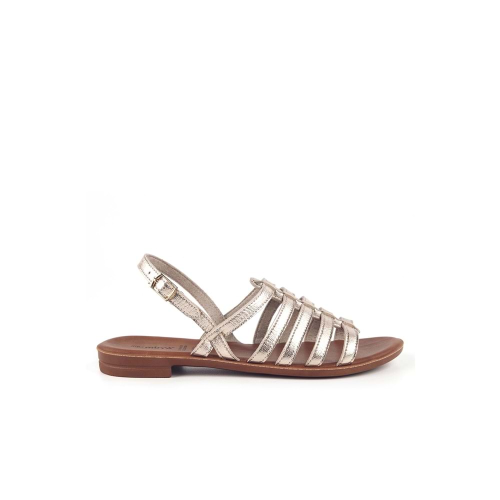 Muya Madaleine Anatomik Taban Kadın Sandalet - Altın - 36
