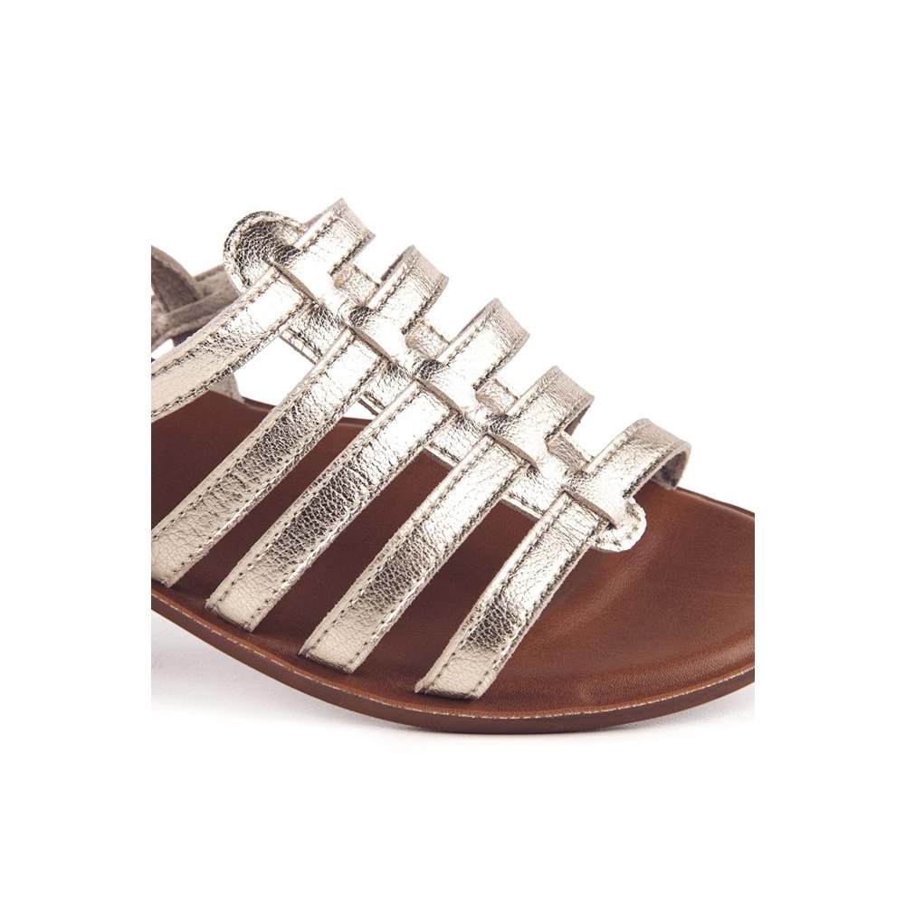 Muya Madaleine Anatomik Taban Kadın Sandalet - Altın - 36