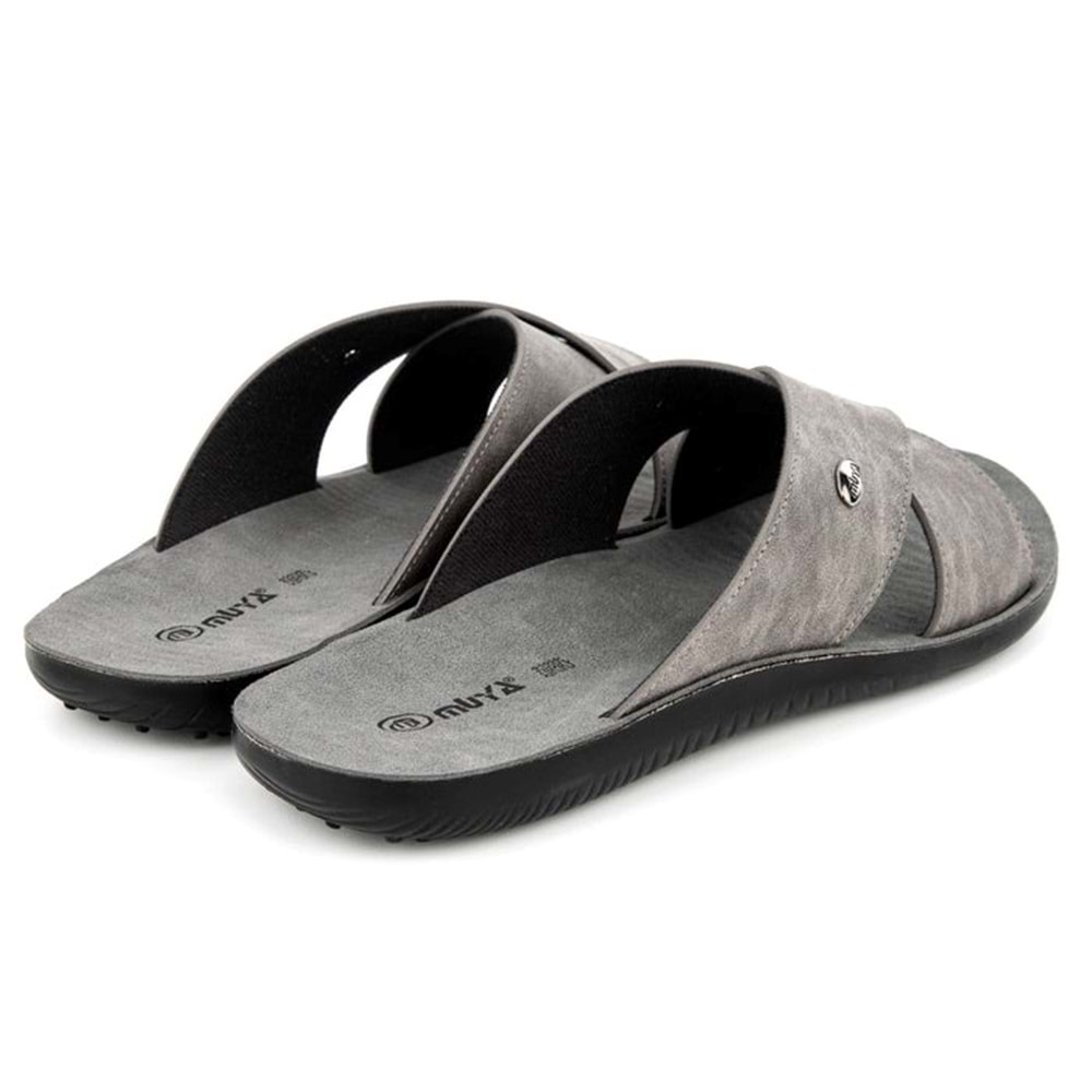 Muya Falcon Anatomik Taban Dört Mevsim Erkek Terlik - Gri - 40