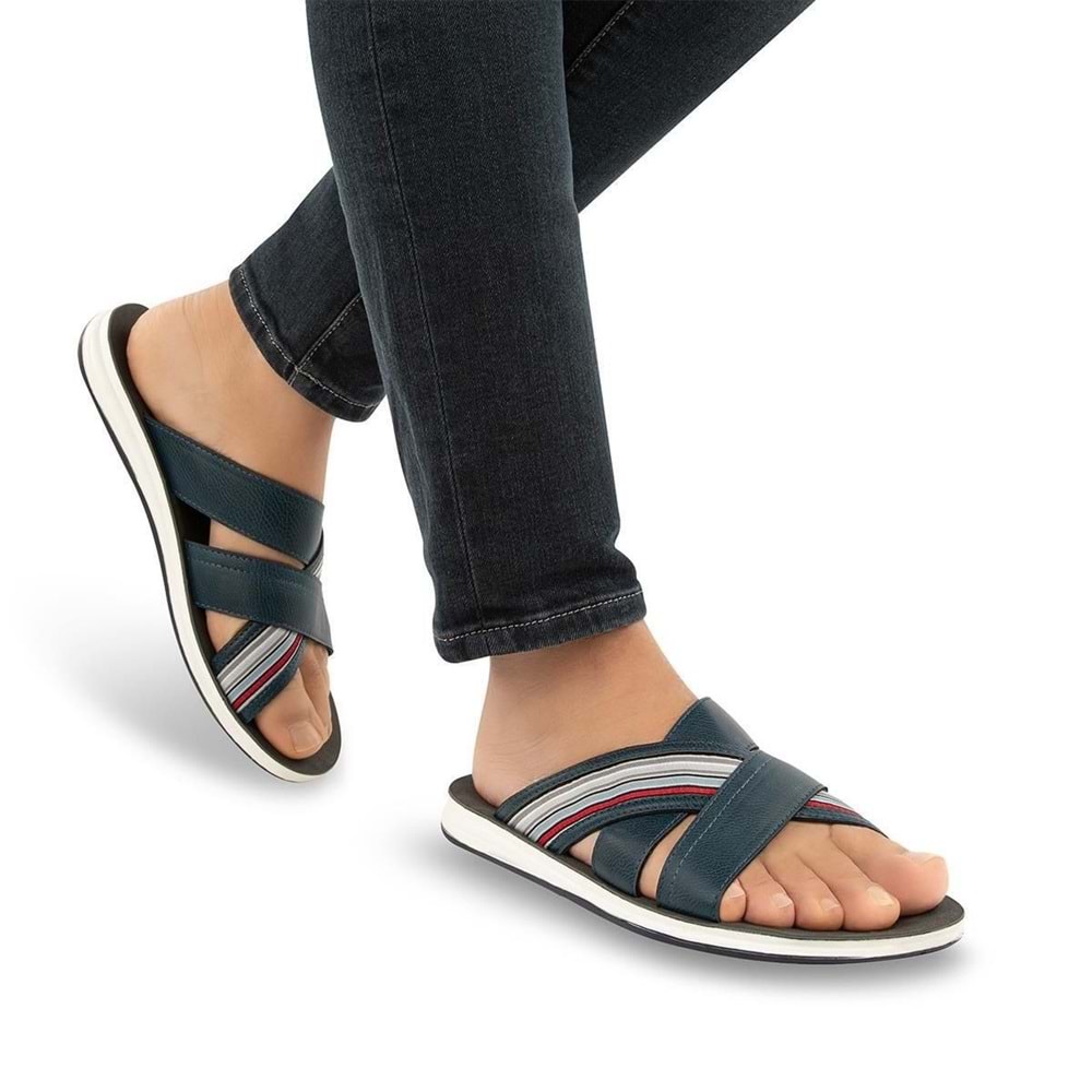 Muya Vimal Anatomik Taban Islak Zemin Erkek Terlik - Lacivert - 43