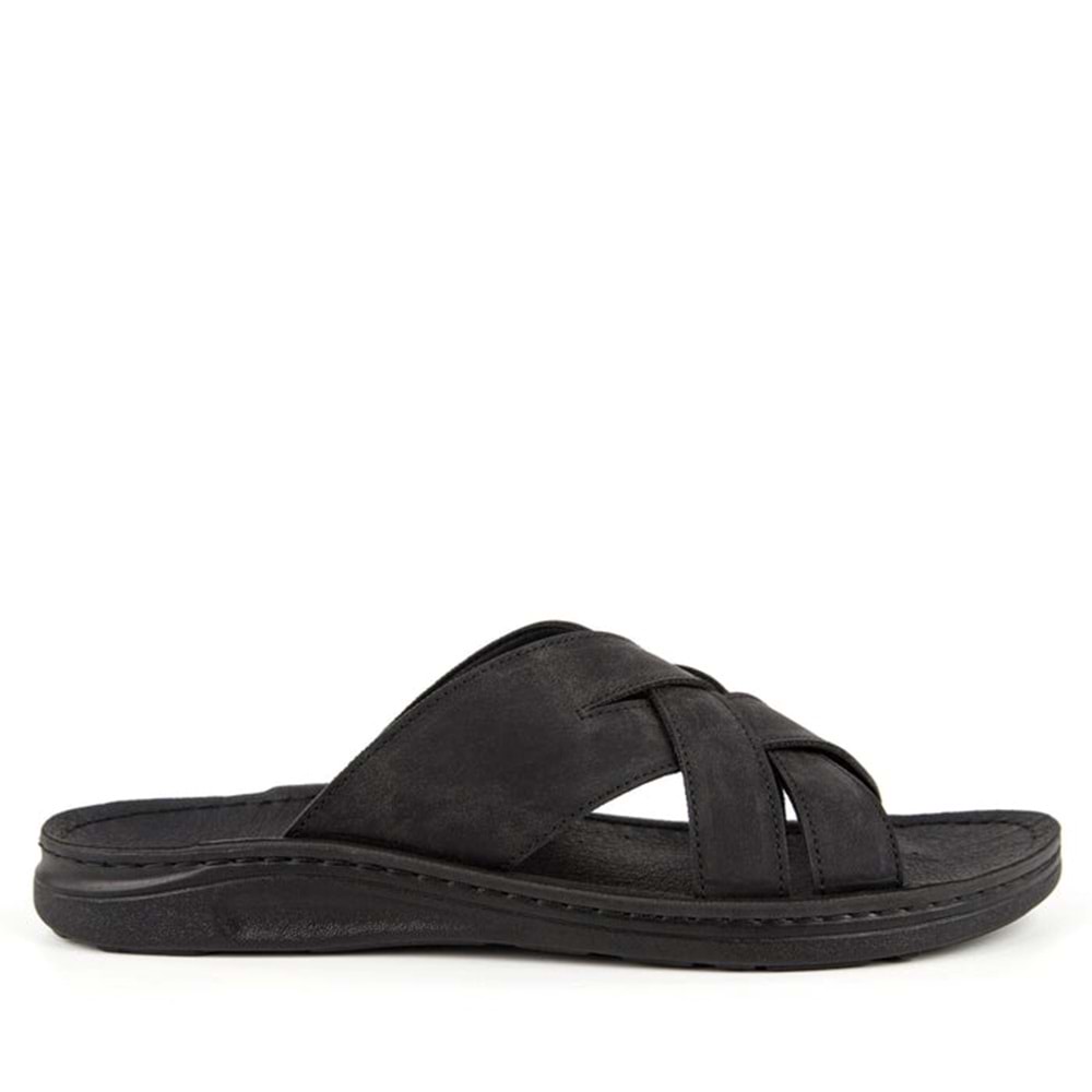 Muya Tiger Anatomik Taban Dört Mevsim Erkek Terlik - Siyah - 41