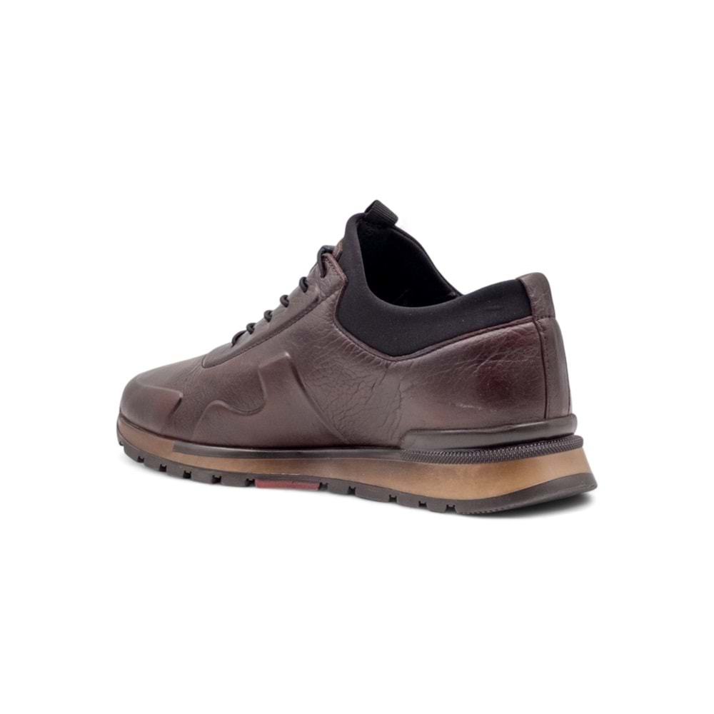 VOYAGER 5333 ERKEK HAKİKİ DERİ SPOR AYAKKABI KIŞ - KAHVERENGİ KOYU - 40