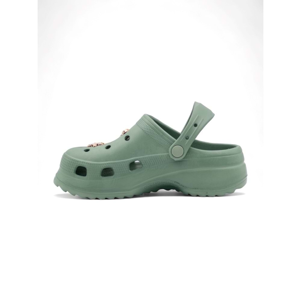 SONIMIX EZ129.01 ZENNE YÜKSEK CROCS - HAKİ - 38