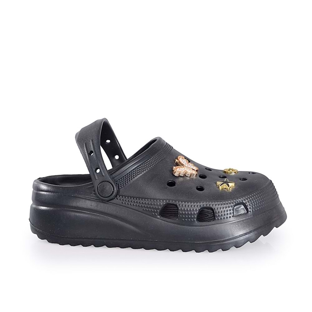 SONIMIX EZ129.01 ZENNE YÜKSEK CROCS - SİYAH - 36