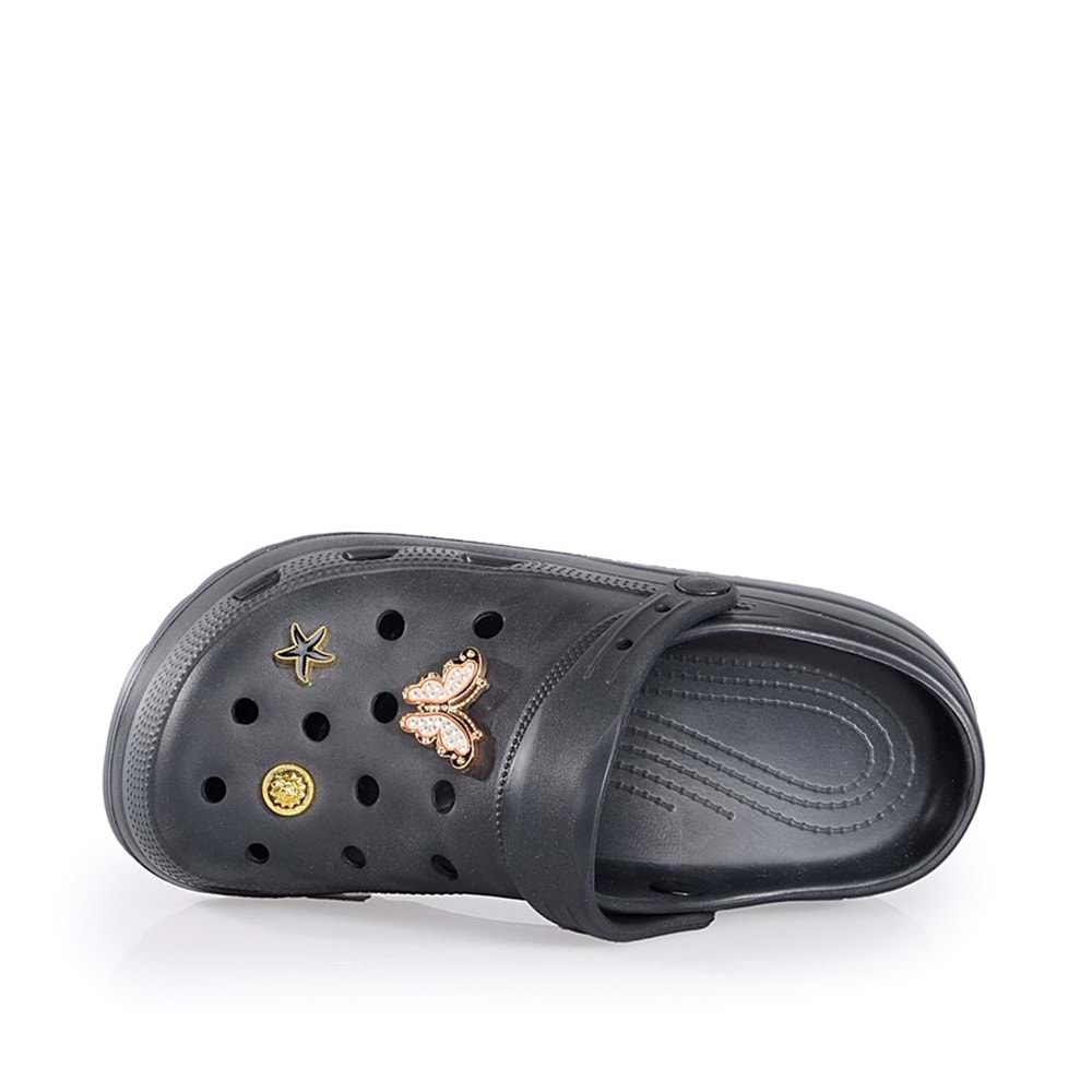 SONIMIX EZ129.01 ZENNE YÜKSEK CROCS - SİYAH - 36