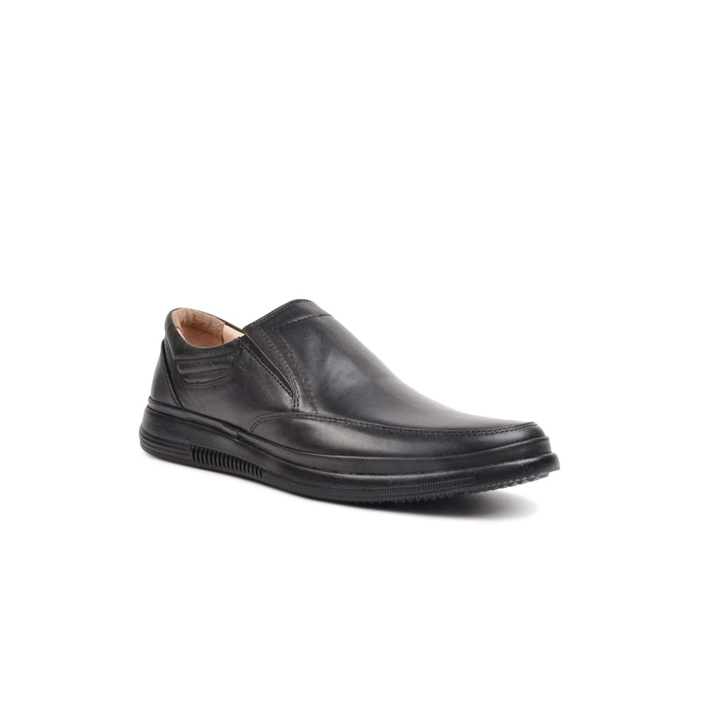 VOYAGER 2667 ERKEK HAKİKİ DERİ COMFORT AYAKKABI - SİYAH - 40