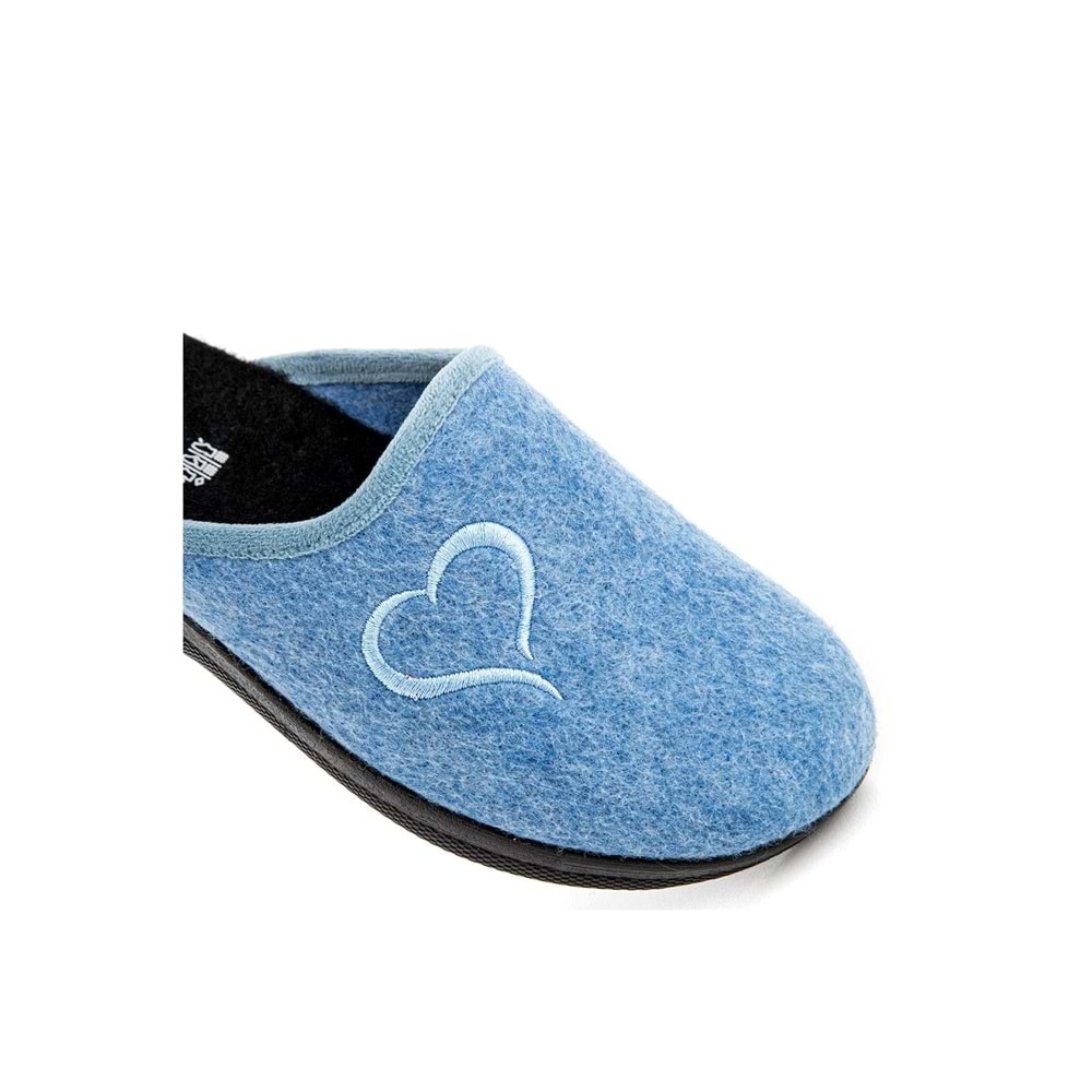 Muya Mochi Anatomik Taban Kadın Ev Terliği - Mavi - 37