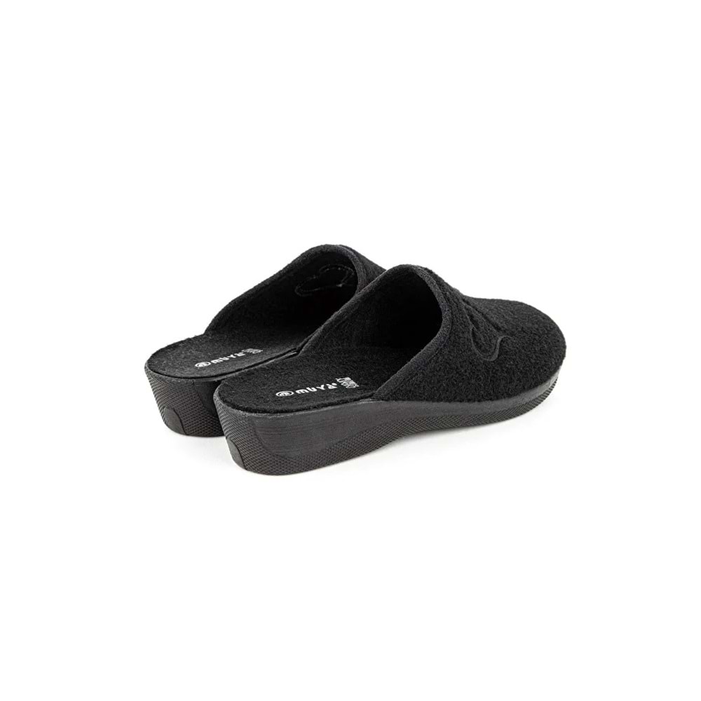 Muya Mochi Anatomik Taban Kadın Ev Terliği - Siyah - 38