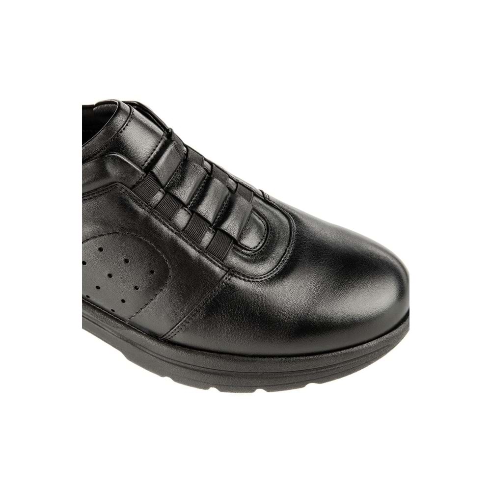 Muya Stone Anatomik Taban Topuk Dikeni Hakiki Deri Erkek Ayakkabı - Siyah - 40