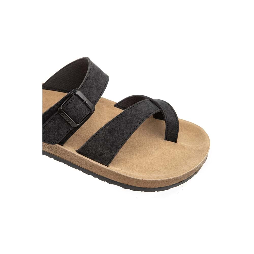 Muya Haiko Anatomik Taban Erkek Terlik - Siyah - 40