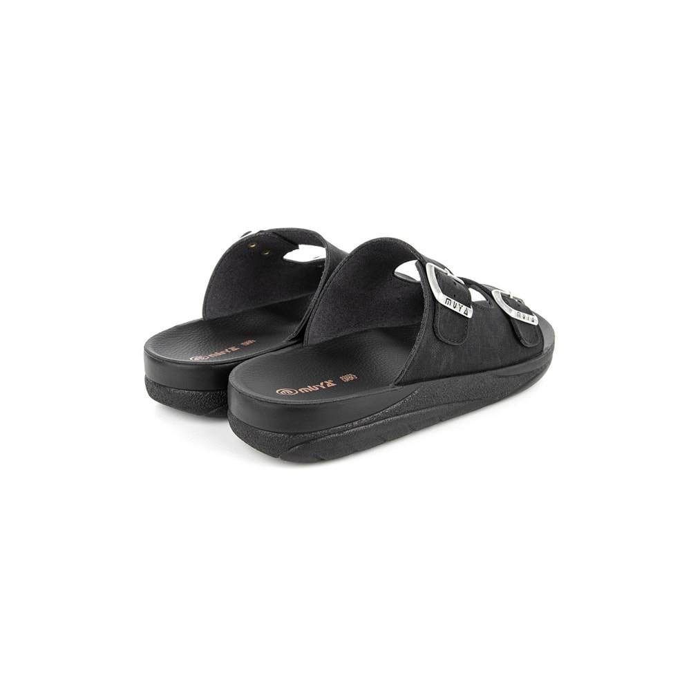 Muya Ditta Anatomik Taban Dört Mevsim Erkek Terlik - Siyah - 40