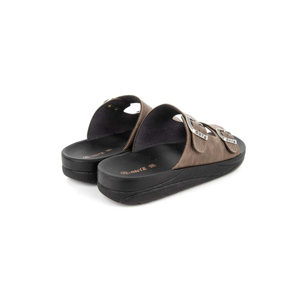 Muya Ditta Anatomik Taban Dört Mevsim Erkek Terlik - Vizon - 40