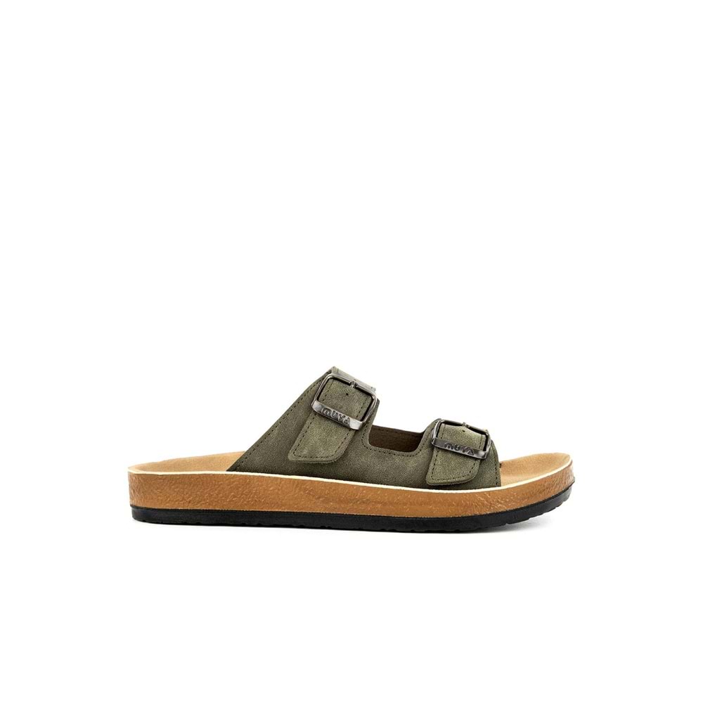 Muya Yuna Anatomik Taban Unisex Terlik - Haki - 37