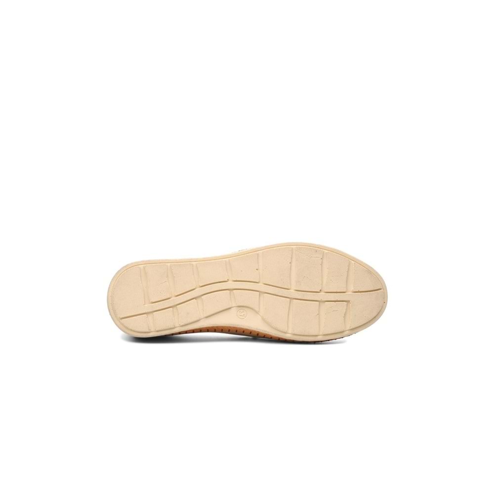 VOYAGER 8786 KADIN DERİ AYAKKABI - BEJ NATA - 36