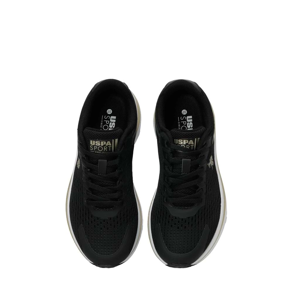U.S. POLO ASSN. GENESIS WMN 4FX - SİYAH-ALTIN - 36