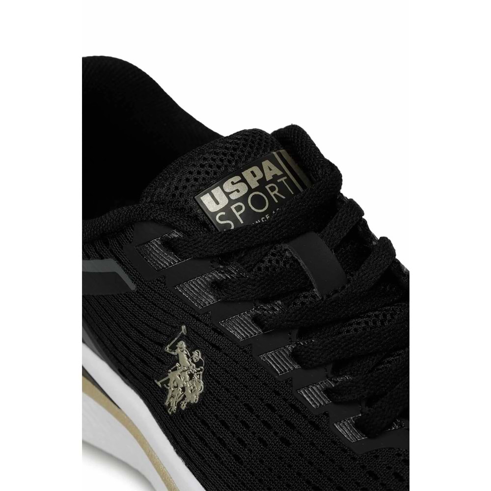 U.S. POLO ASSN. GENESIS WMN 4FX - SİYAH-ALTIN - 36
