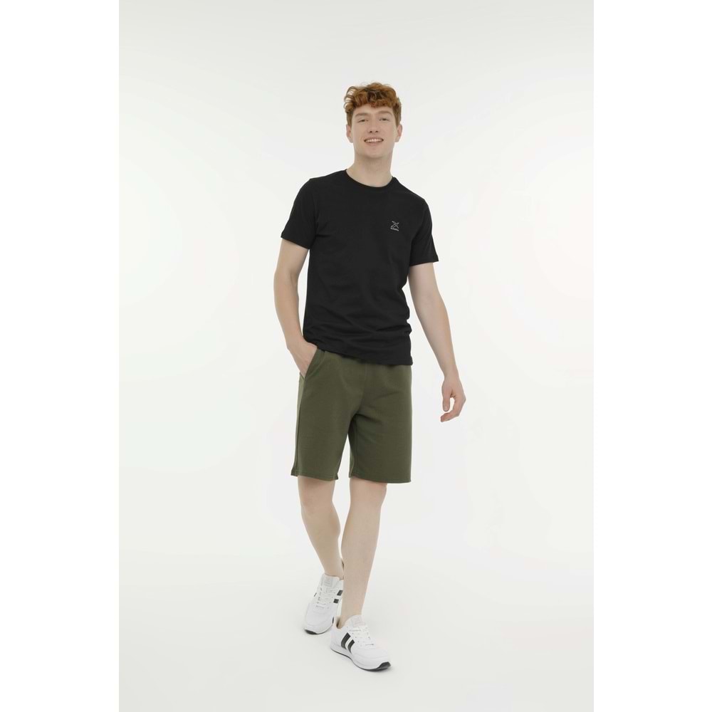 KİNETİX MR RJN538 BSC SHORT 4FX ERKEK ŞORT - HAKİ - M