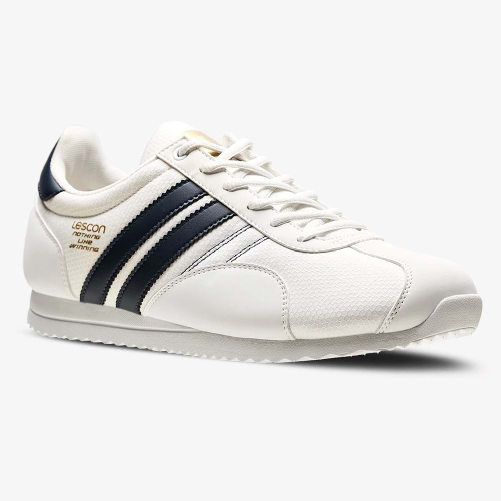 LESCON CAMPUS 7 ERKEK SNEAKERS SPOR AYAKKABI - BEYAZ - 42