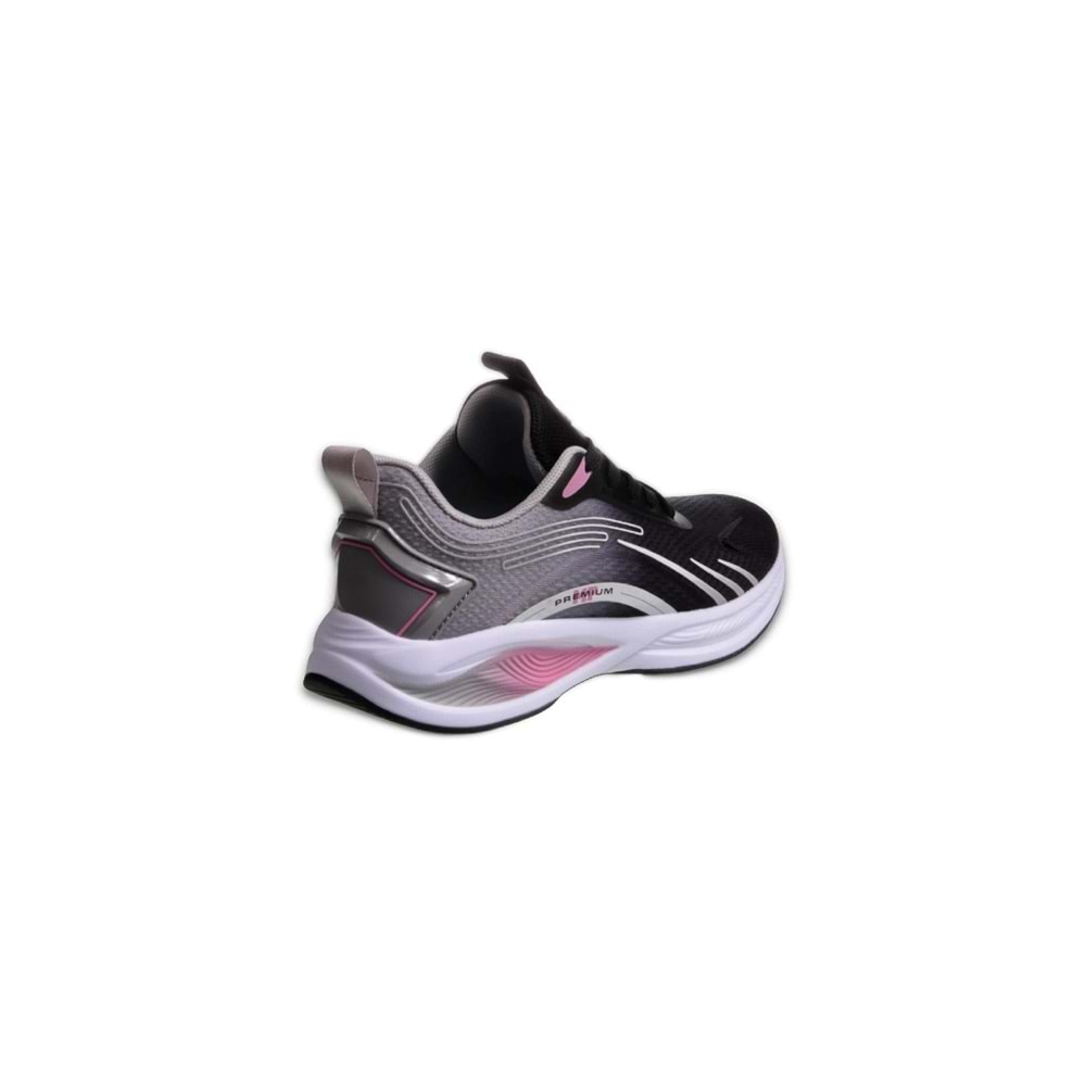 MP 241-1626 KADIN SPOR AYAKKABI - SİYAH-BEYAZ - 39