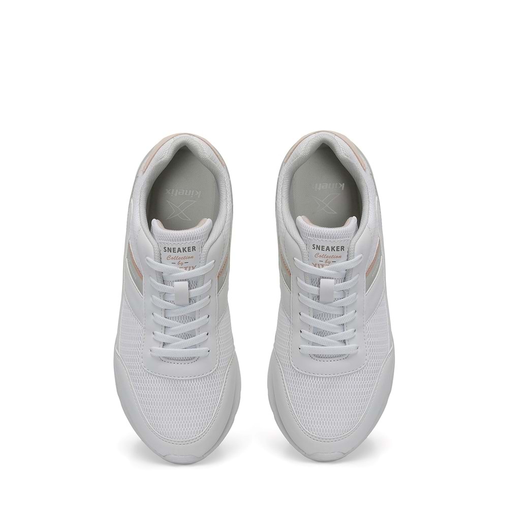 KİNETİX LESCAR TX W 4FX - BEYAZ-A.GRİ-TOZ PEMBE - 38