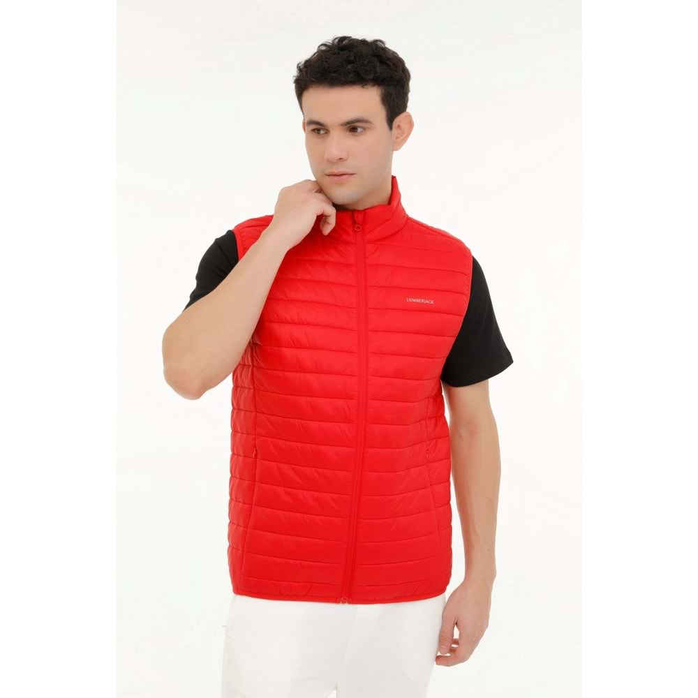 LUMBERJACK ML STARVEST 4OW1001 ERKEK YELEK - KIRMIZI - XXL