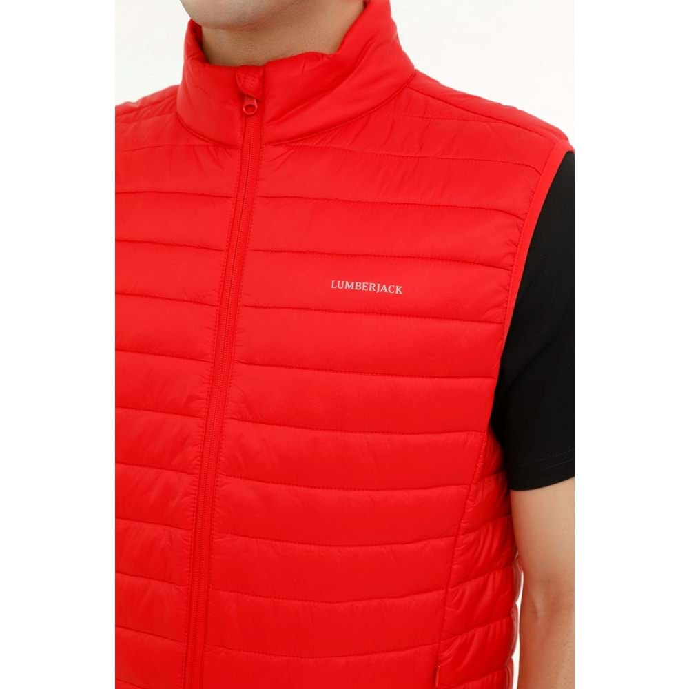 LUMBERJACK ML STARVEST 4OW1001 ERKEK YELEK - KIRMIZI - XXL