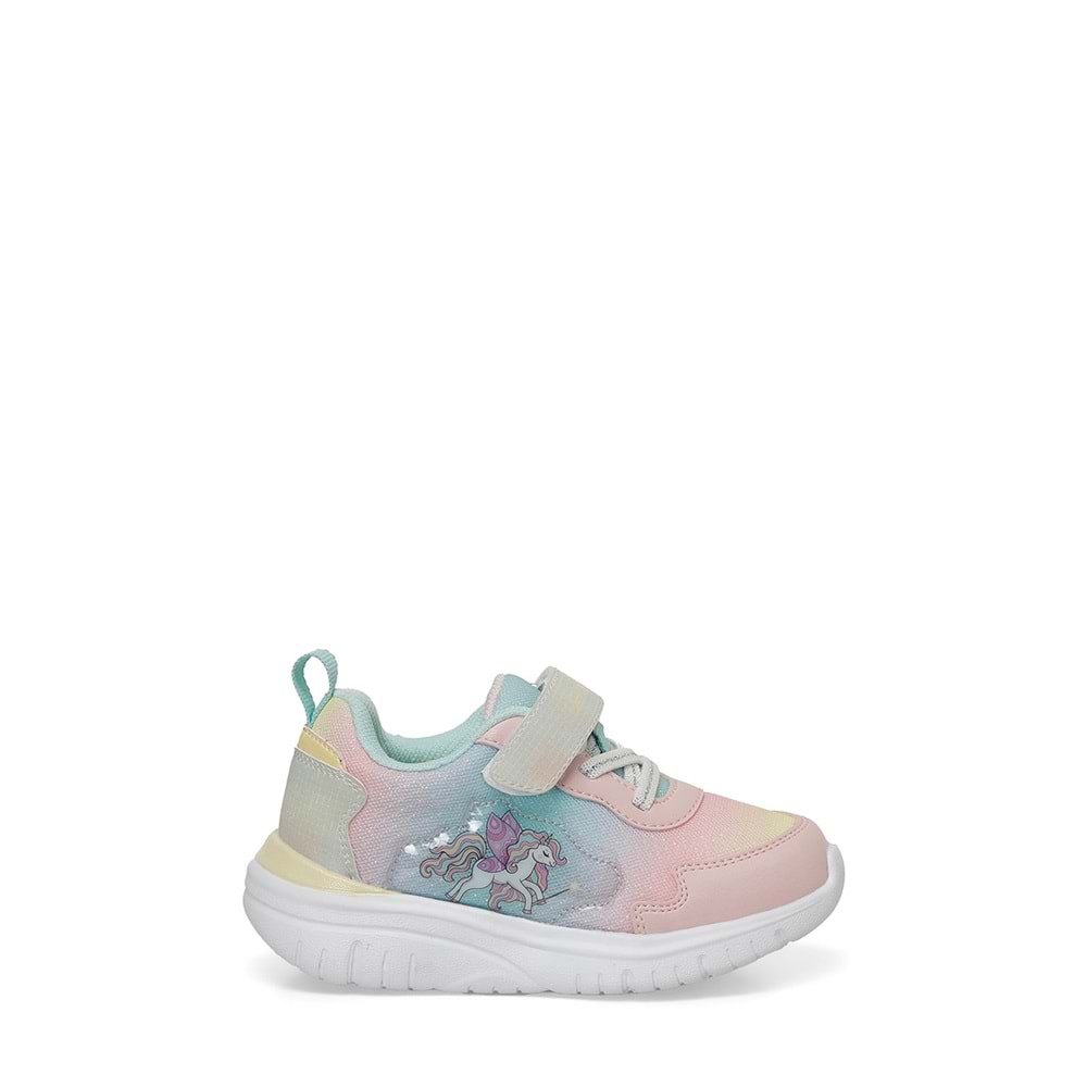KİNETİX GINNY 4FX KIZ ÇOCUK SPOR AYAKKABI - A.PEMBE-MINT-SARI - 22