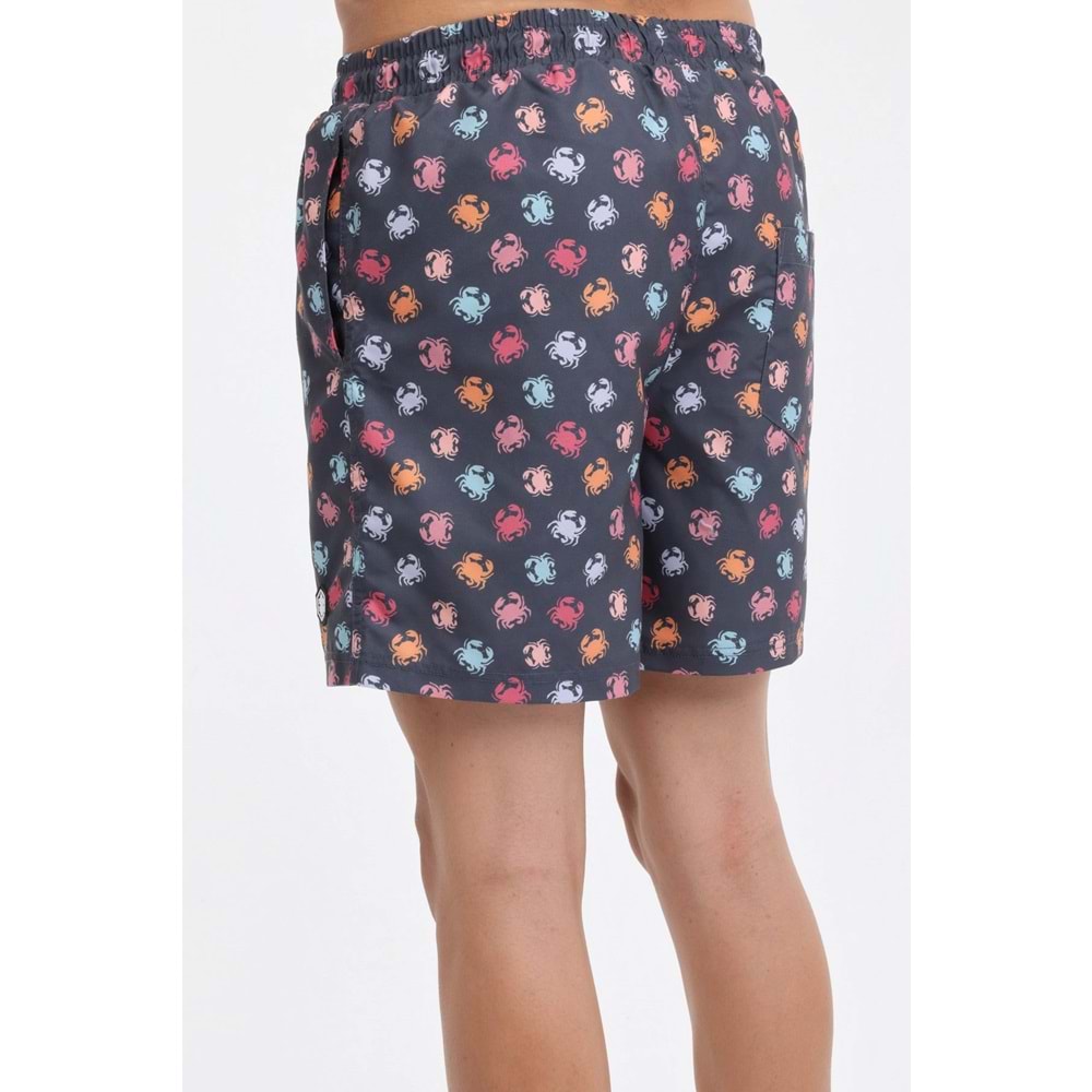 LUMBERJACK ML WERNER 19DS1040 4FX ERKEK DENİZ ŞORTU - ANTRASİT - S