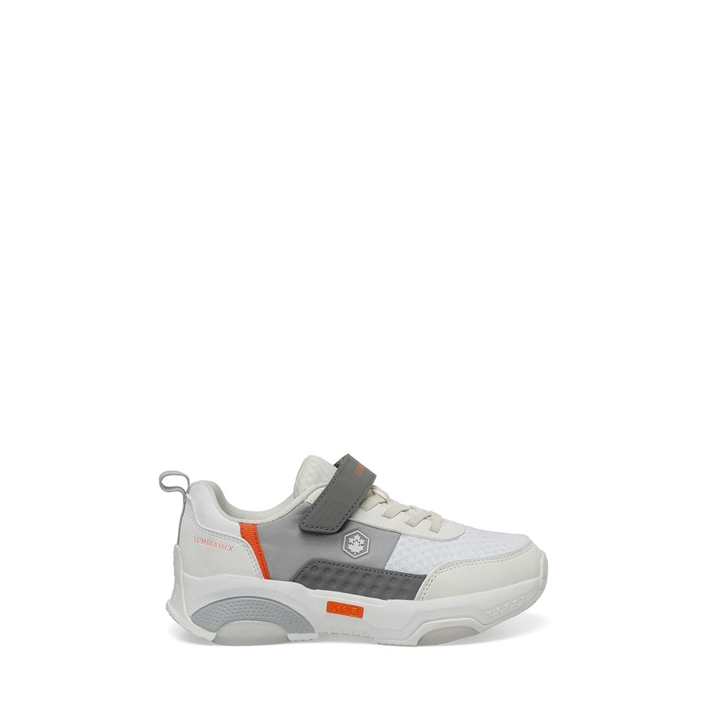LUMBERJACK LOLAN 4FX ERKEK ÇOCUK SPOR AYAKKABI - BEYAZ-TURUNCU - 31