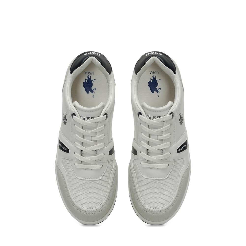 U.S. POLO ASSN. HAZE 4FX ERKEK SNEAKER - BEYAZ - 40