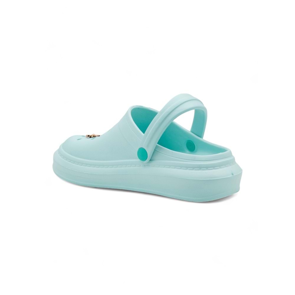 AKINALBELLA E263.012 TAŞLI KADIN CROCS TERLİK - MINT - 40