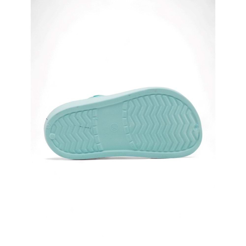 AKINALBELLA E263.012 TAŞLI KADIN CROCS TERLİK - MINT - 40