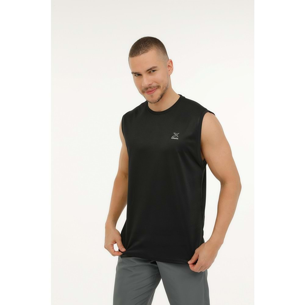 KİNETİX M-SN227 TANK TOP 4FX ERKEK ATLET - SİYAH - XXL