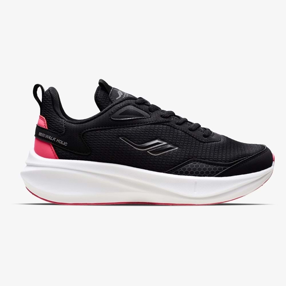 LESCON STREET RUNNER 2 UNİSEX KOŞU AYAKKABI - SİYAH-FUŞYA - 36