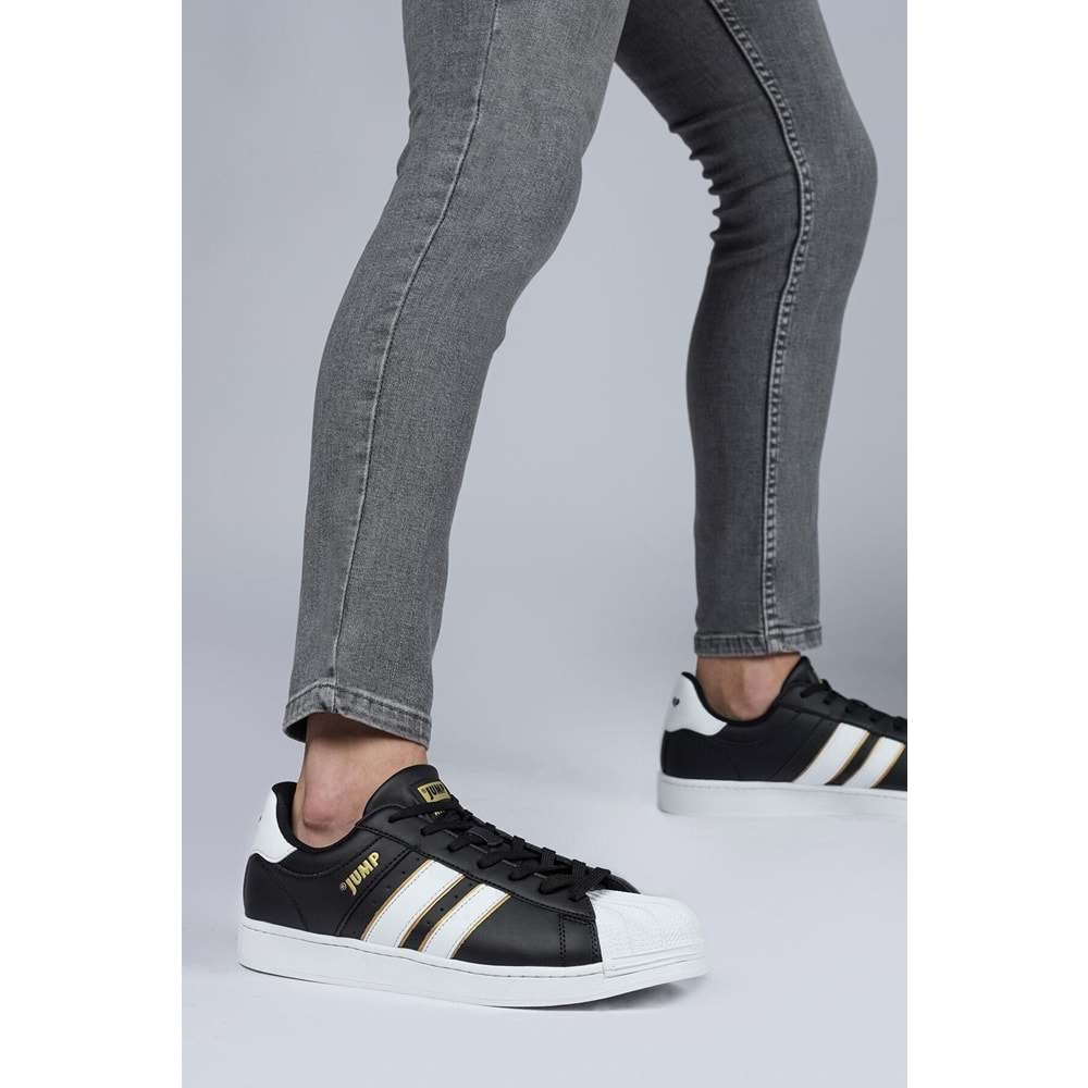 JUMP 29055 ERKEK SNEAKER GÜNLÜK SPOR AYAKKABI - SİYAH - 41