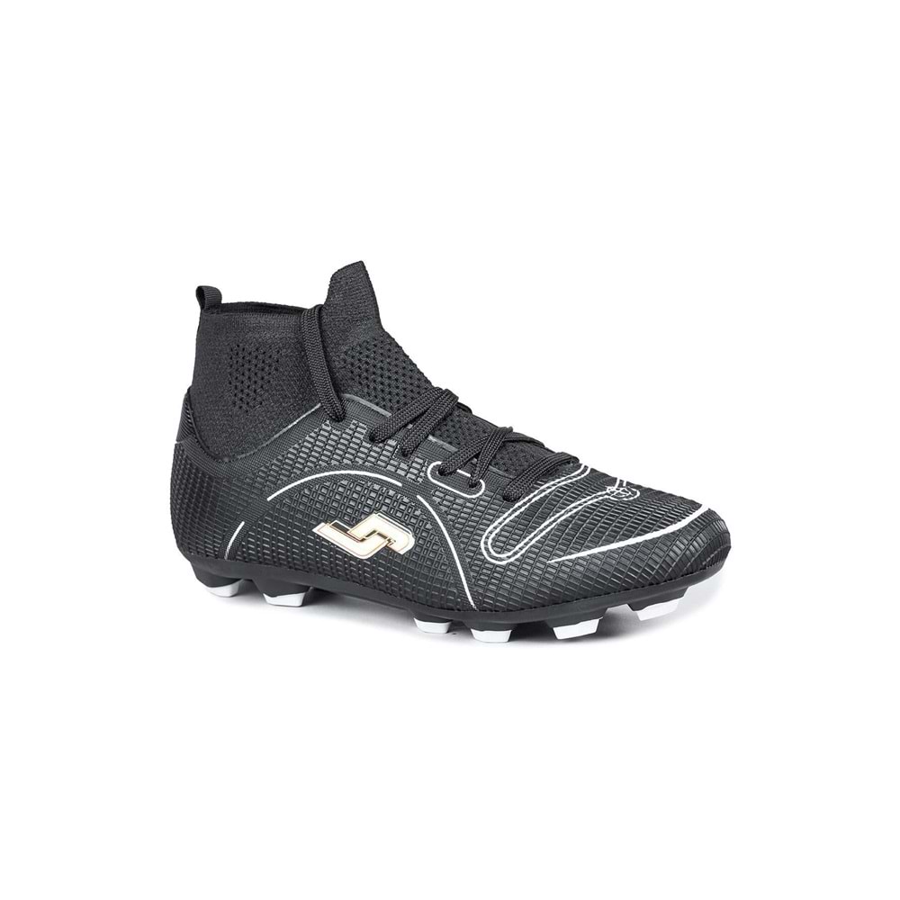 JUMP 30201 ERKEK ÇORAPLI KRAMPON FUTBOL AYAKKABISI - SİYAH - 38