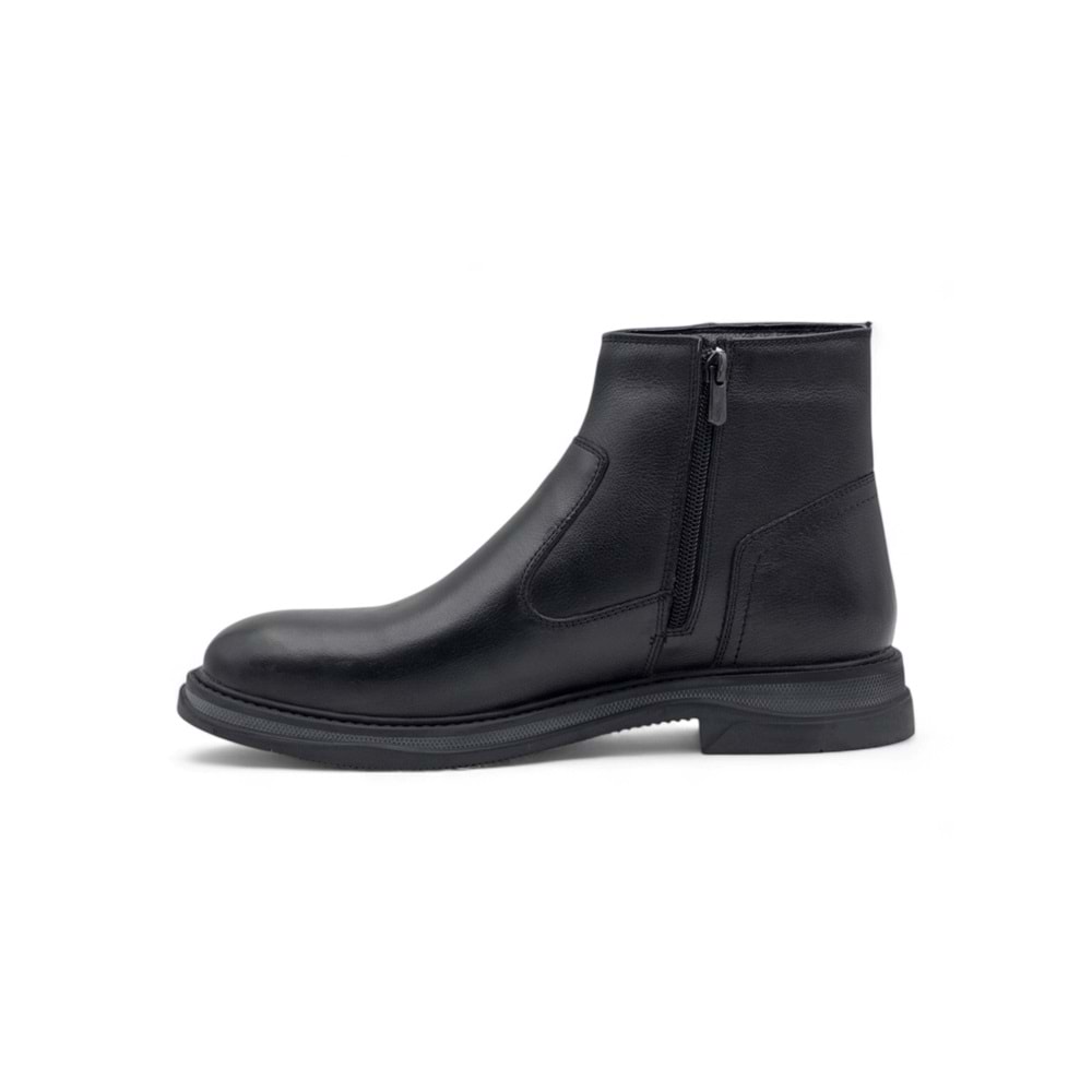 VOYAGER 1097 ERKEK HAKİKİ DERİ BOT - SİYAH - 41