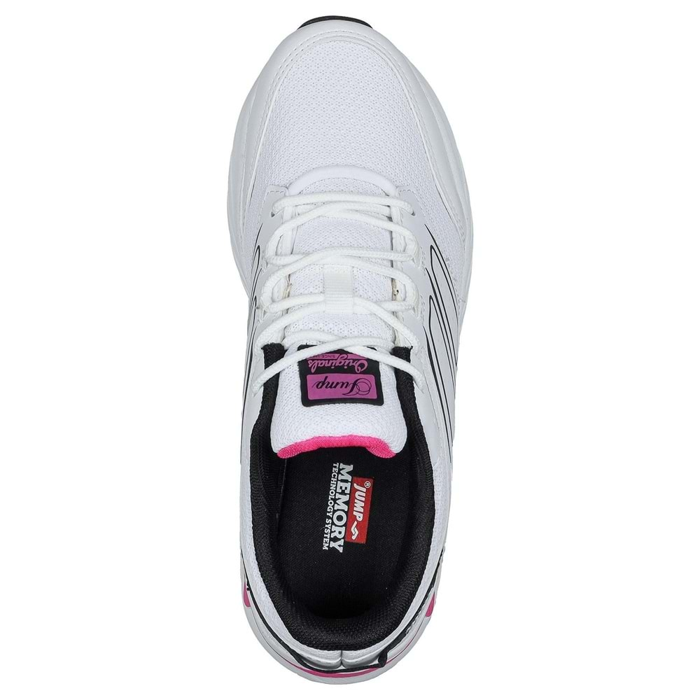 JUMP 30910 KADIN SNEAKER GÜNLÜK SPOR AYAKKABI - BEYAZ - 40