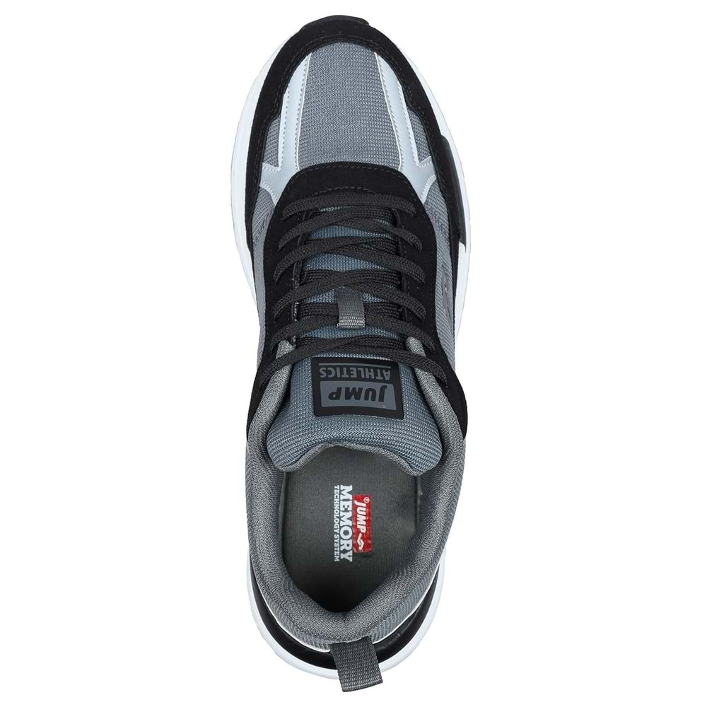 JUMP 31179 ERKEK SNEAKER GÜNLÜK SPOR AYAKKABI - SİYAH - 44