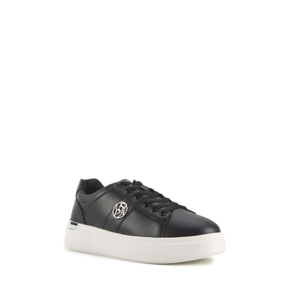 U.S. POLO ASSN. ALSO 4PR KADIN SNEAKER - SİYAH - 40