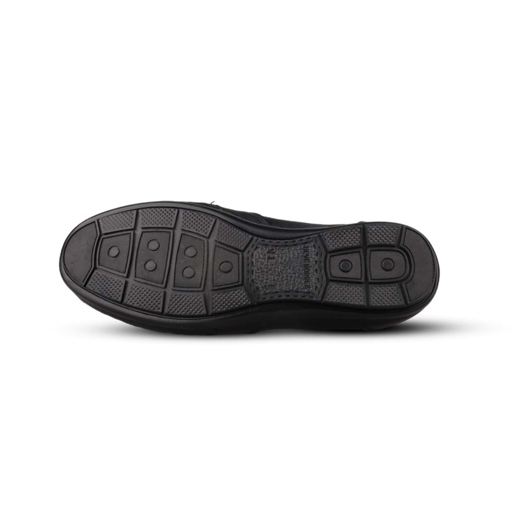 MP 242-4555 HAKİKİ DERİ ERKEK CASUAL AYAKKABI - SİYAH - 42