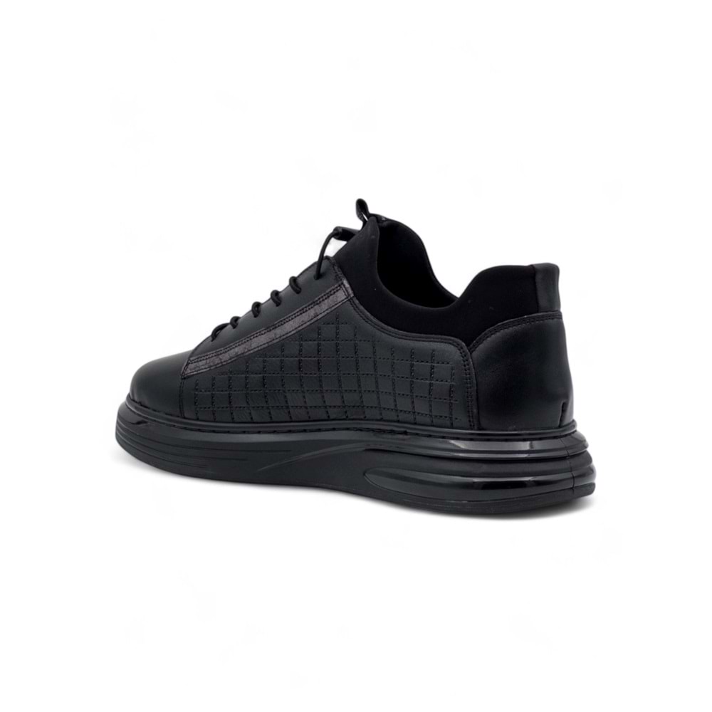 VOYAGER 6160 ERKEK HAKİKİ DERİ SPOR AYAKKABI - SİYAH - 41