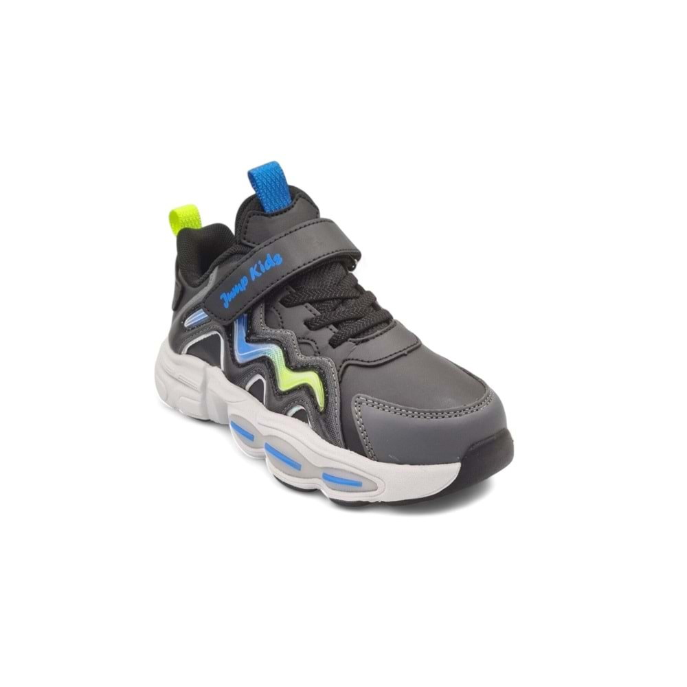 JUMP 31098 ÇOCUK SNEAKER SPOR AYAKKABI - SİYAH - 33