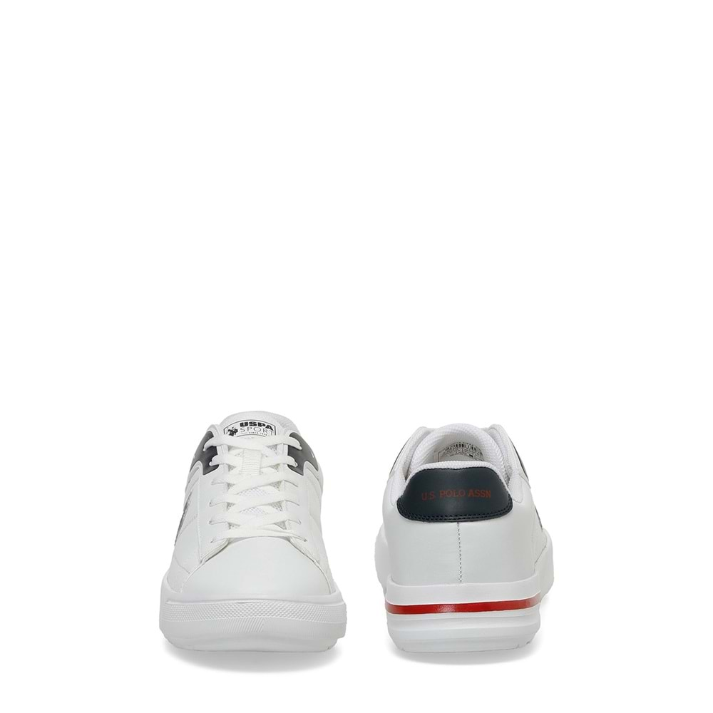 U.S. POLO ASSN. MANGO 4PR ERKEK SNEAKER - BEYAZ - 44