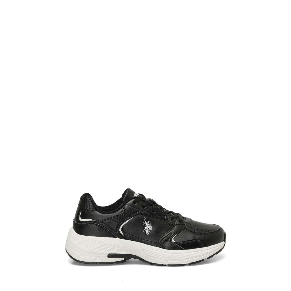 U.S. POLO ASSN. FELIX WMN 4PR KADIN SNEAKER - SİYAH-BEYAZ - 37