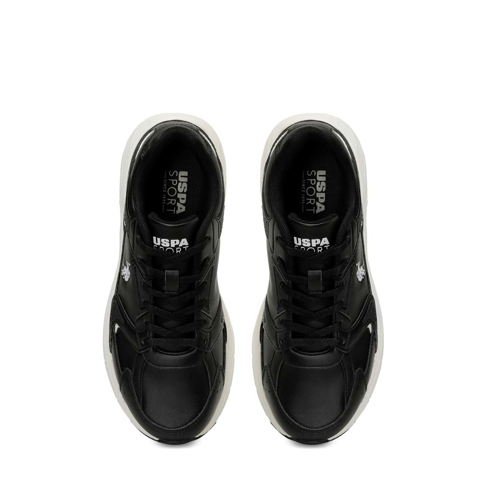 U.S. POLO ASSN. FELIX WMN 4PR KADIN SNEAKER - SİYAH-BEYAZ - 37